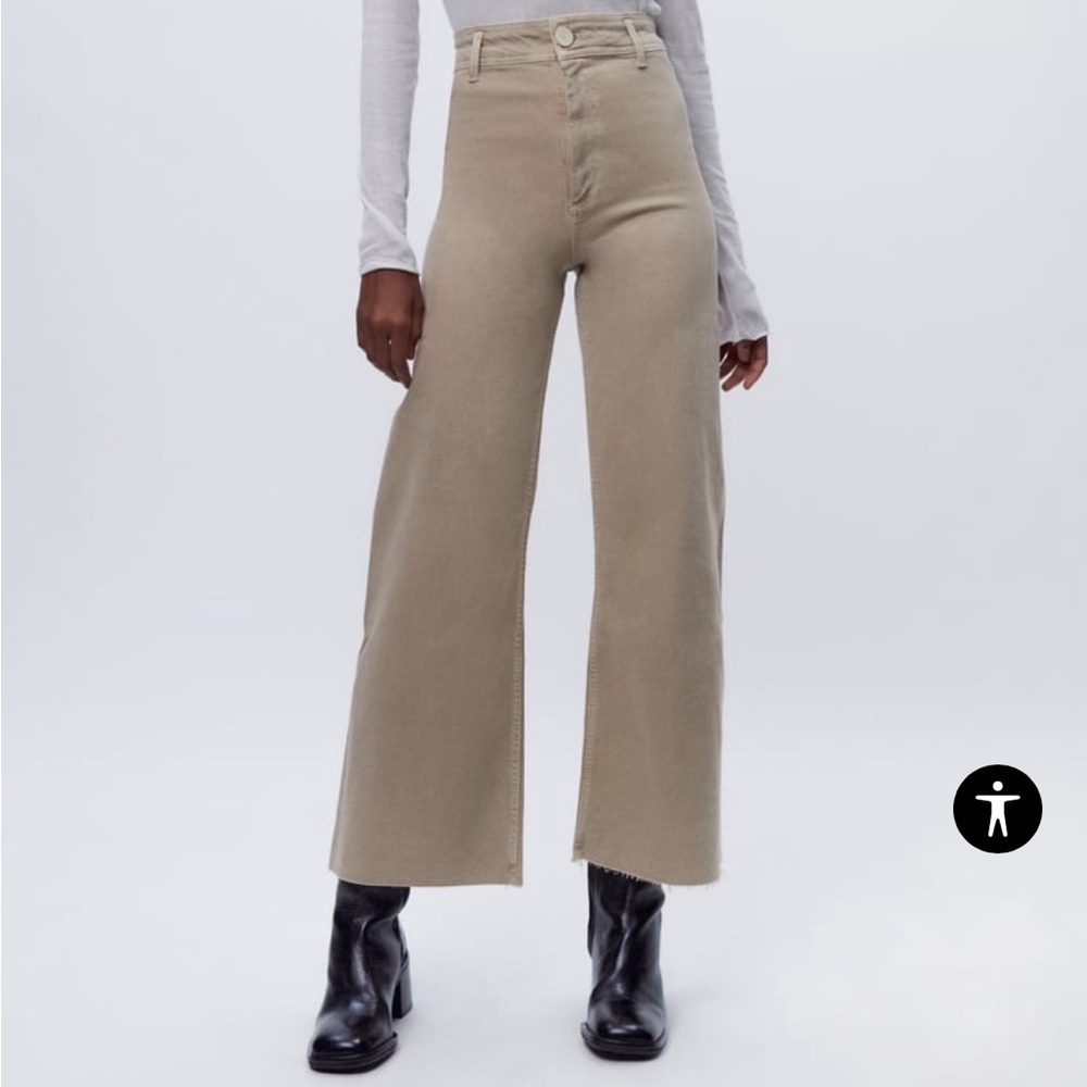 Zara High Rise Straight Jeans